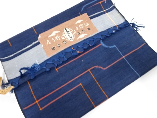 アンティーク　正絹　紬　着尺反物